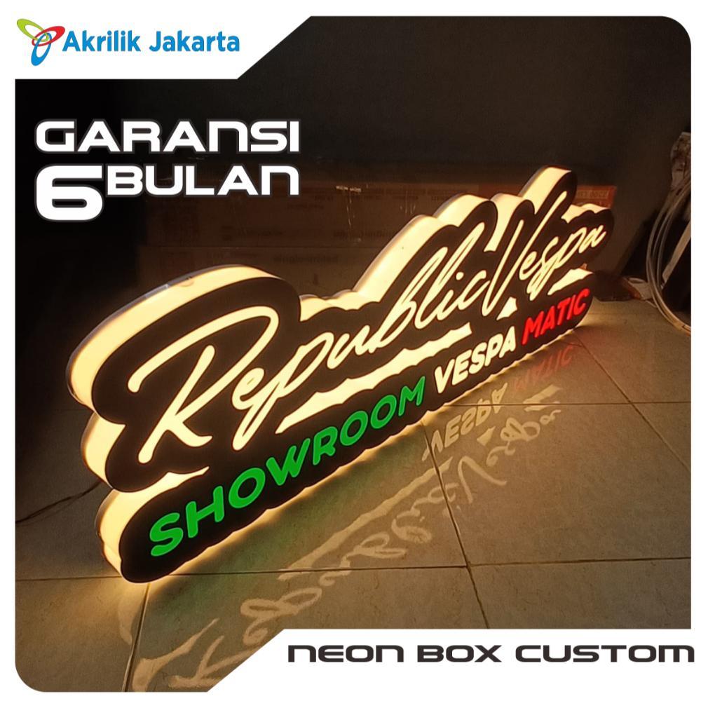 TERBARU 2026 Neon Box custom bentuk kontur logo | custom Neon box | Neon box MURAH
