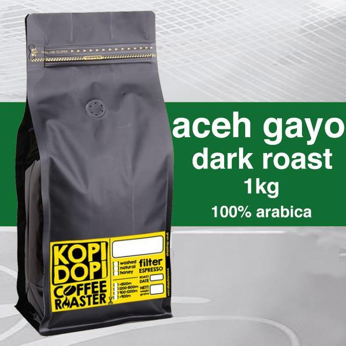 Pikadhamy  - Kopi Arabika Aceh Gayo Starbucks Style Sumatra Dark Espresso Roast 1kg