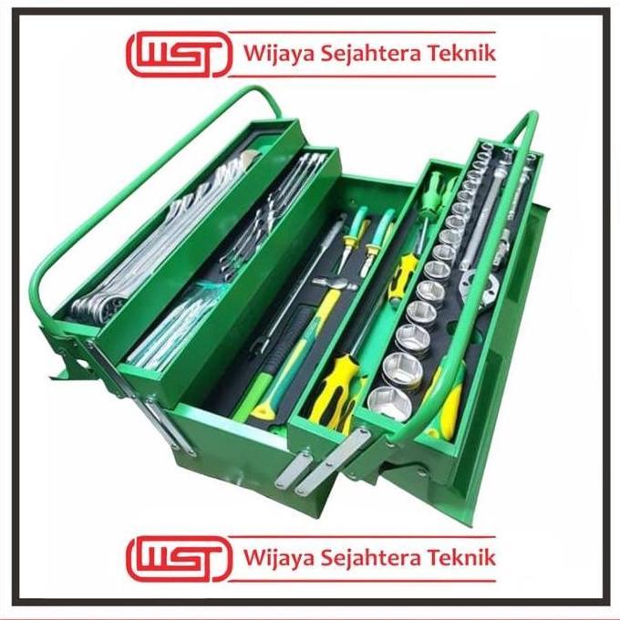 Tekiro Tool Box Set 66Pcs Kotak Perkakas Alat Bengkel Tool Set Box 66