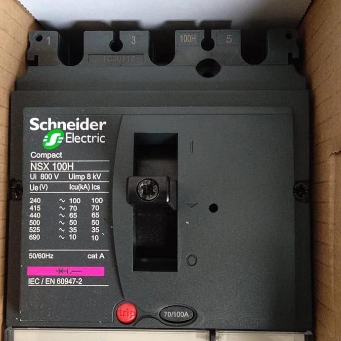 Mccb Schneider Nsx 100H 3P 100A Lv429670 Terbaru 