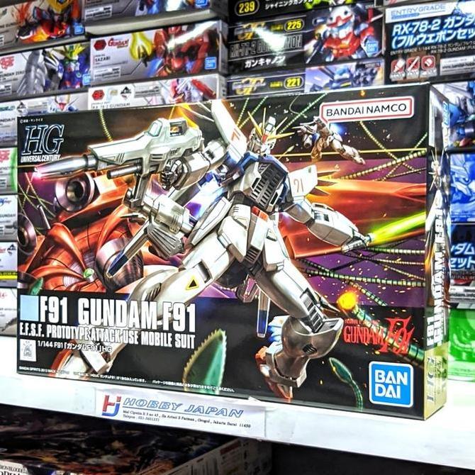 ibolali_ - HGUC HG Gundam F91 Original Bandai Plamo Modelkit