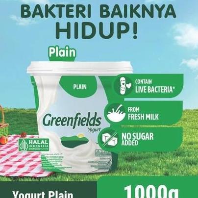 Yogurt Greenfields Plain 1Kg