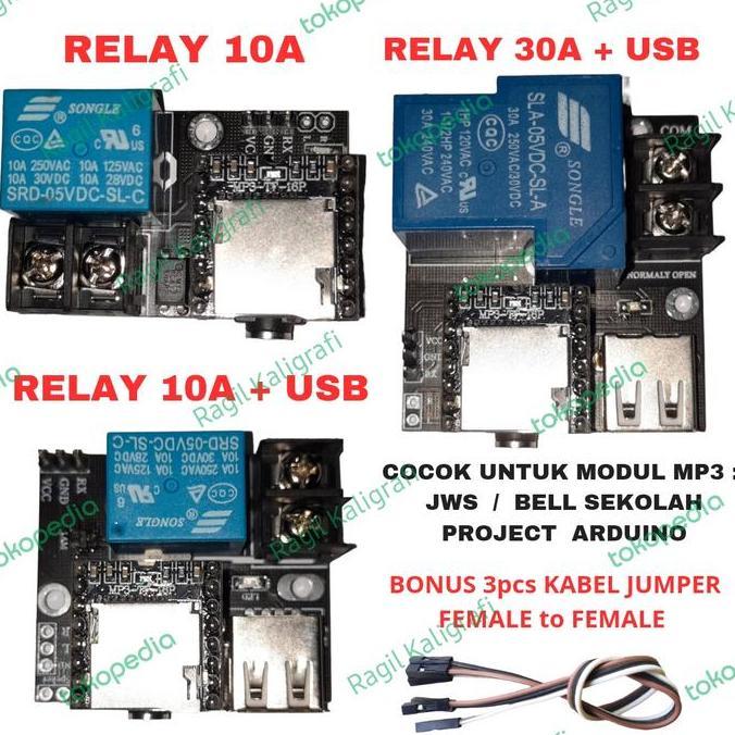 Modul mp3 jws auto tartil modul mp3 jam sholat digital modul MP3 relay