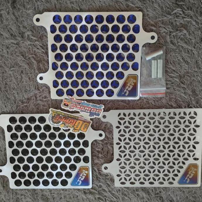 COVER RADIATOR HRC TITANIUM 125 VARIO READY STOCK
