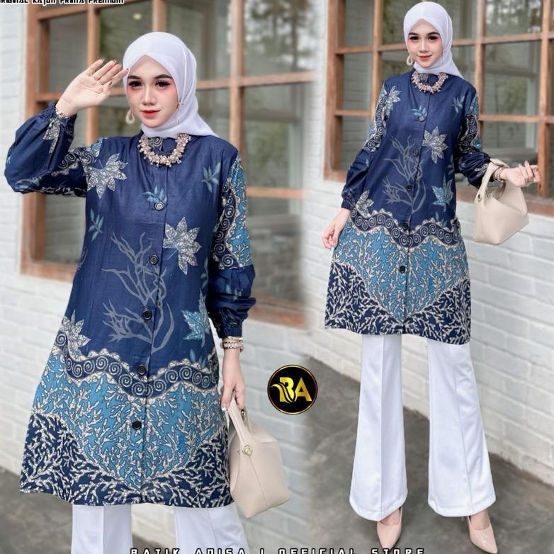 Disc Tunik Batik Wanita Modern Atasan Baju Batik Wanita Drees Batik Wanita Premium