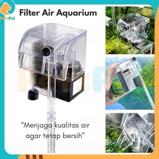 mamduhsikar77 - filter air akuarium jernih air terjun filter gantung spons penyaring akuarium filter