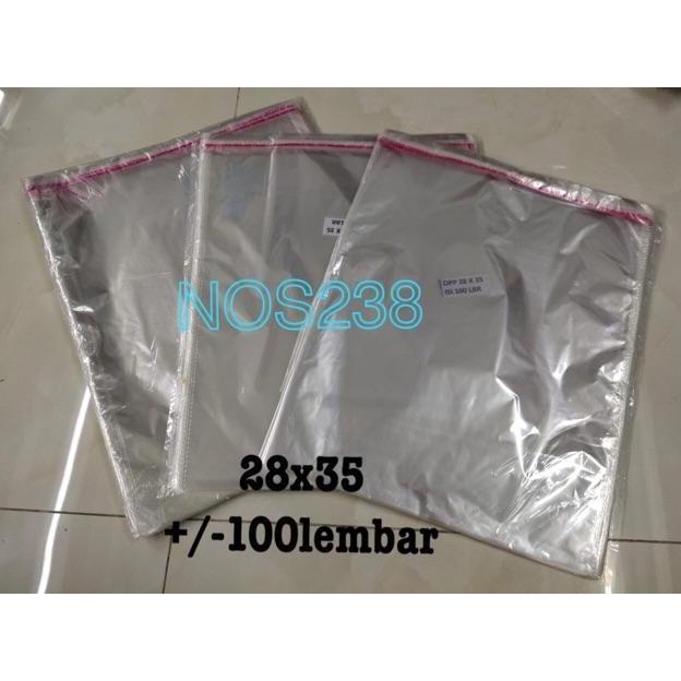 Langsungpas- Plastik Opp Baju 25X35 / 28X35