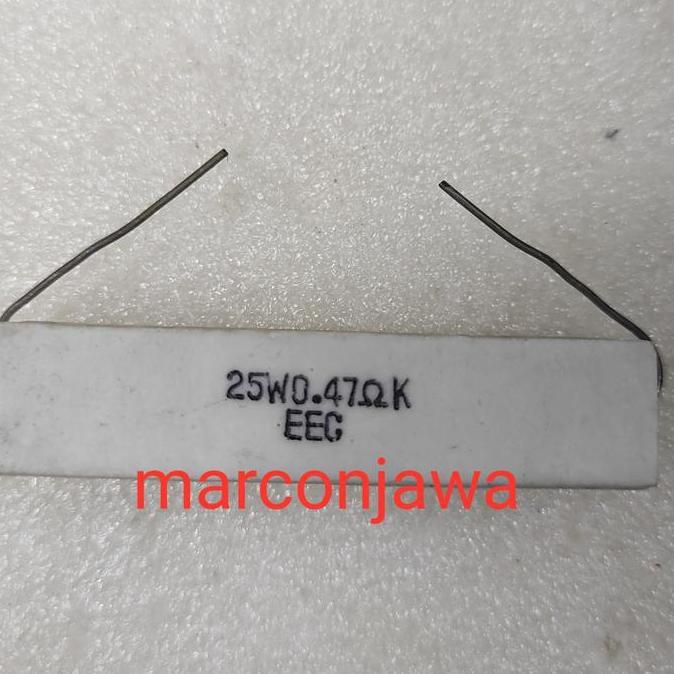 resistor 25W 0,47 ohm