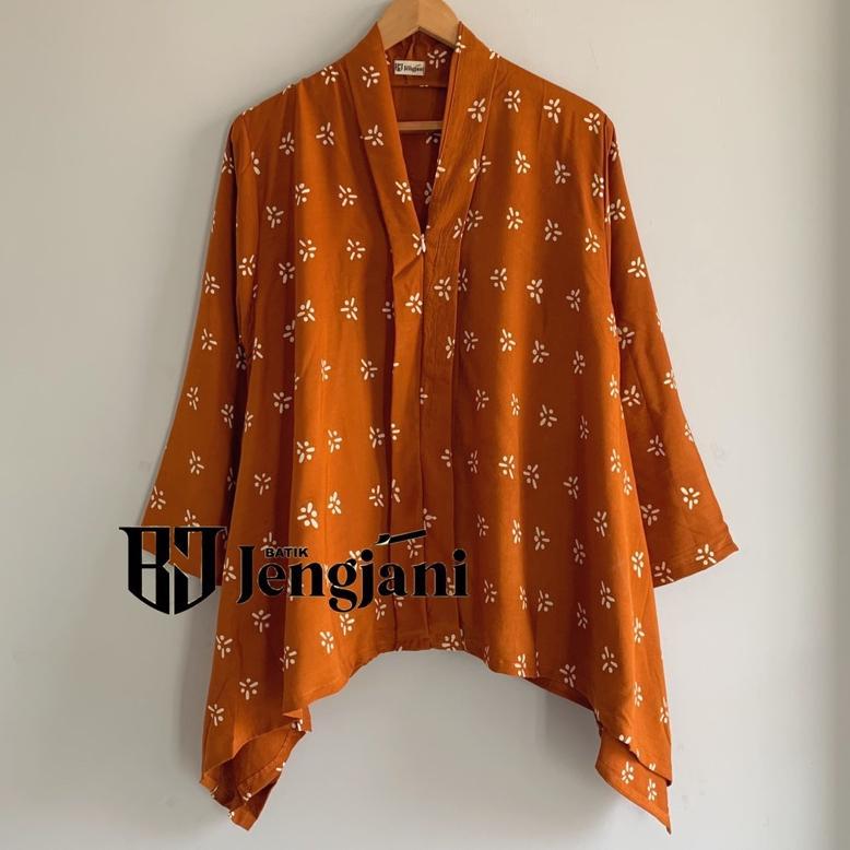 Premium Blouse Kartini Batik Shibori Jumputan | Melati Blouse