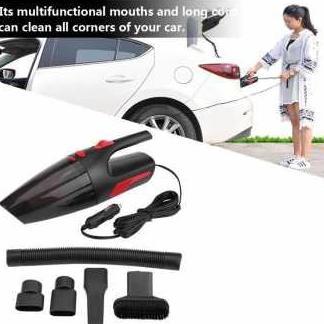 Hot Sale (Paket Vakum + Adaptor)Penyedot Debu Portabel Genggam Pembersih Vakum Mobil Untuk Mobil,Dir