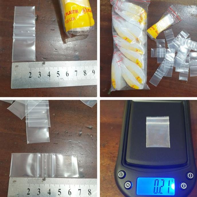 Plastik Klip 2X3 Atau Klip Plastik 2.5X3.5 Putih Tebal
