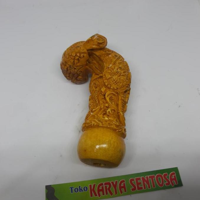 Barang Antik Gagang Pegangan Hendel Keris Ukir