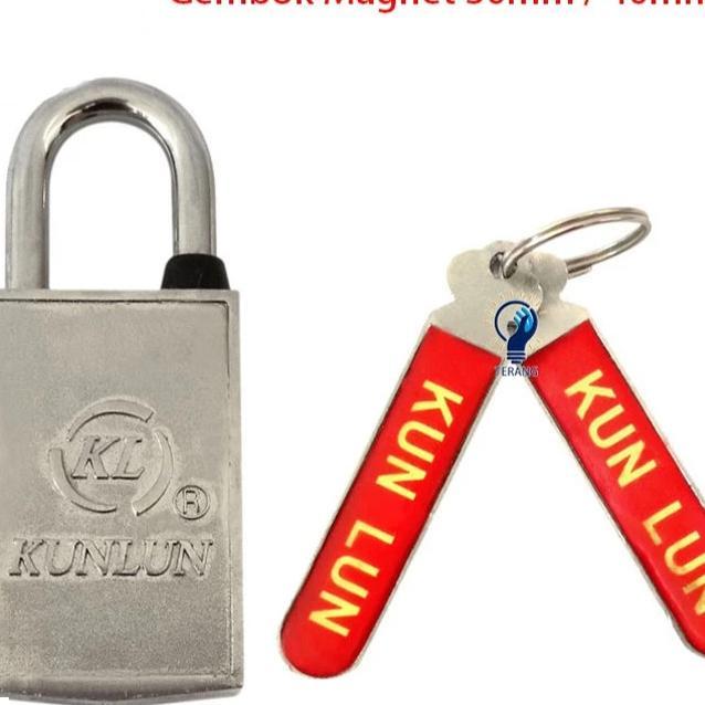 Gembok Magnet Anti Maling Stainless Steel 30Mm/40Mm Kl