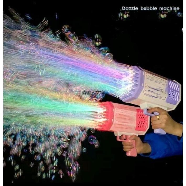 Bazoka Bubble Mainan Bubble Gun Jumbo / Mainan Pistol Bubble Jumbo 25 Lubang Gratis Ongkir