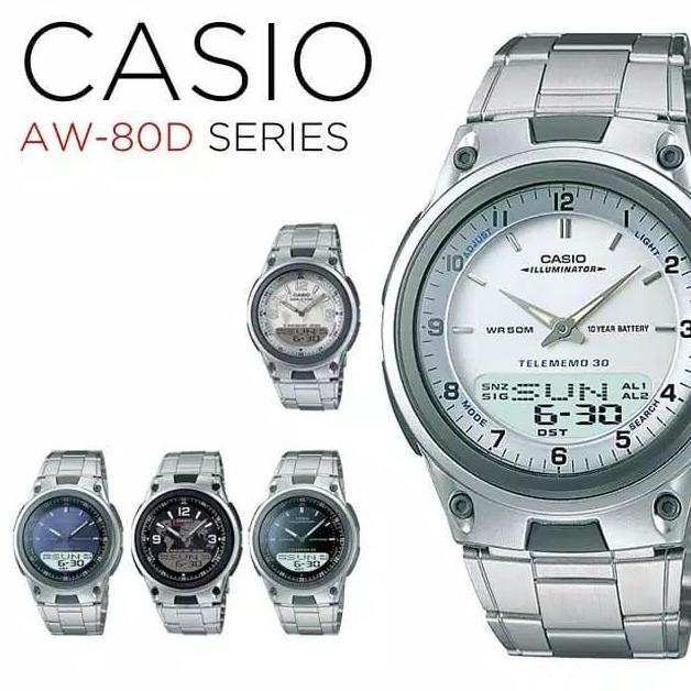 CASIO AW-80D-1A2VDF AW80D-1A2VDF JAM TANGAN ORIGINAL