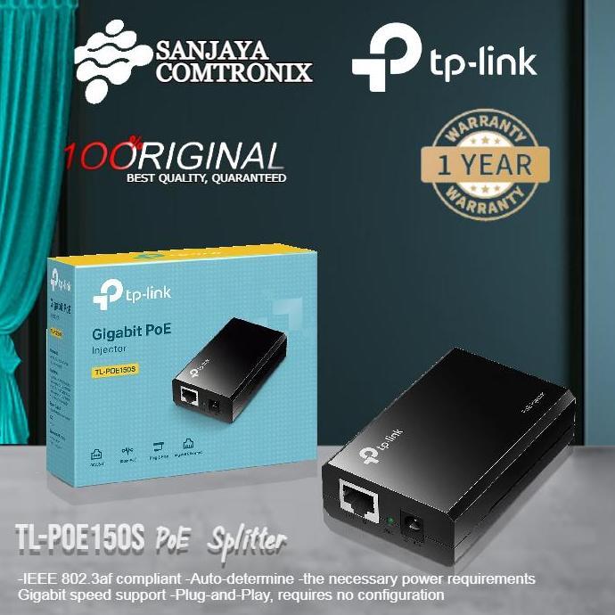 Rembosyah - Tp-Link Tl-Poe150S  Poe Injector  Poe Adaptor Gigabit