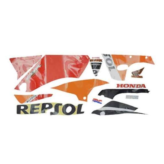 Sticker Body Set Kiri Orange Red - Honda CBR 150R K45A 871X0K45N20ZAL