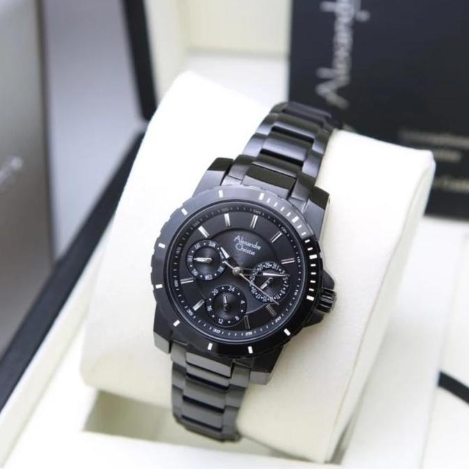 ALEXANDRE CHRISTIE AC6141 BF AC 6141 FULL BLACK LADY ORIGINAL