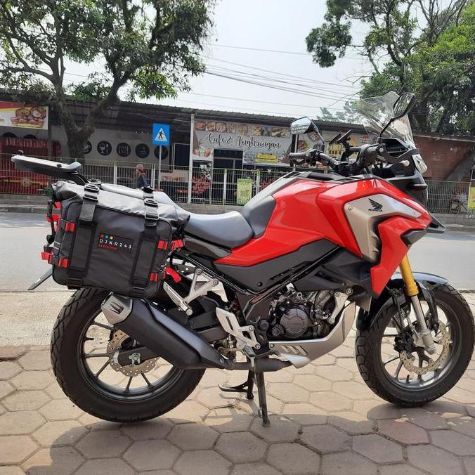PROMO Paket Full Bracket + Side Bag Wateroof 20 liter CB150X CB150R