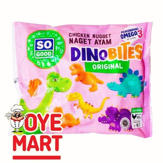 Carne- So Good Chicken Nugget Dinobites 400Gr/Naget Ayam Bentuk Dinosaurus