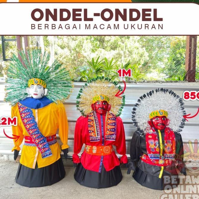 Ondel Ondel anak / Ondel Ondel 85cm - 1,2 meter / Ondel Ondel bisa masuk anak / Ondel Ondel mainan a