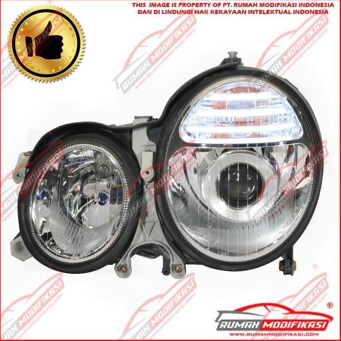 Headlamp - Benz W210 1999-2002 - Eagleeyes - Projector - Light Bar