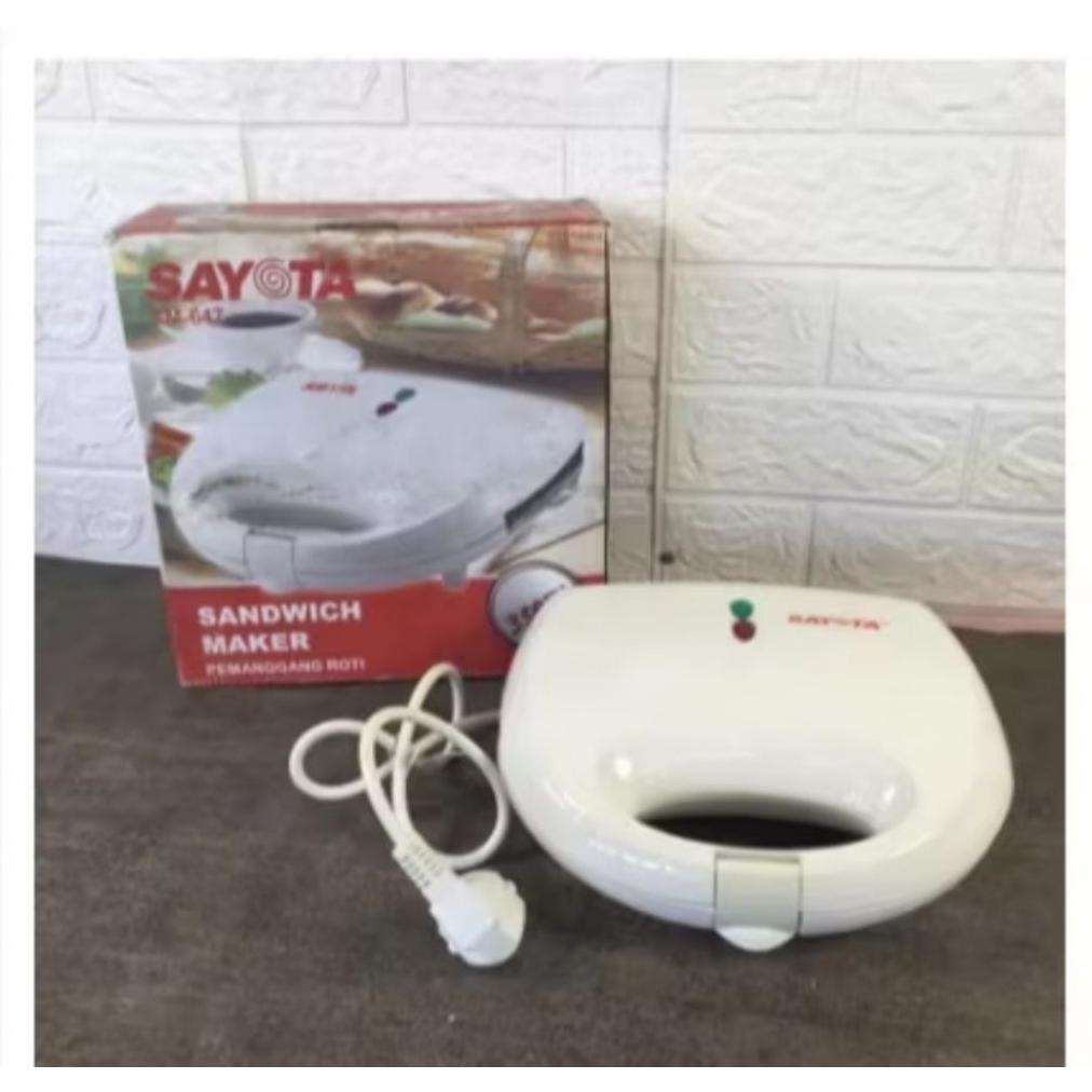 Sayota Sandwich Maker low Watt  350W - Pemanggang Roti Low Watt Sayota SM647 Diskon