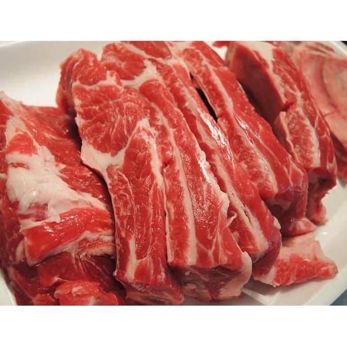 Carne- Daging Iga Sapi Tanpa Tulang 500Gr Beef Brisket Non Bone 500Gr