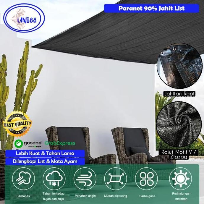 Paranet 95 Persen Anti UV / Jaring Paranet Anti Hujan / Paranet 90% Grade A / Jaring Peneduh Tanaman