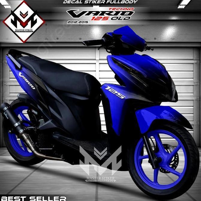 Decal Vario 125 Old Techno 2012 Fullbody Stiker KZR 125 Old Fullbody 2013 2014 2015 - Motor, Motorcy