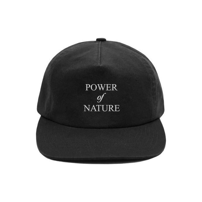 Skymo Apparel Caps Dad Hat Power Black topi  skena
