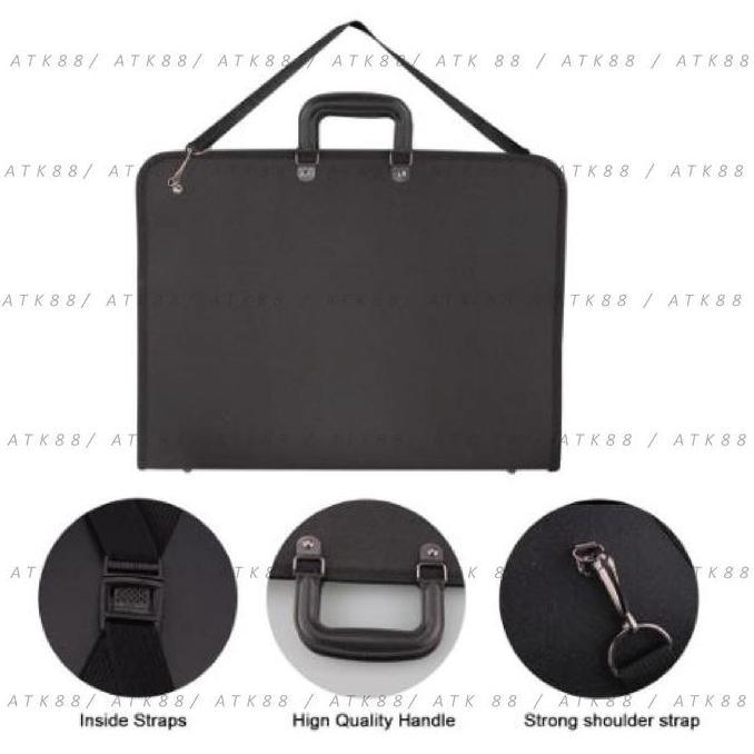 TERBARU - Drawing Bag A3 / Artist Case / Portfolio Bag