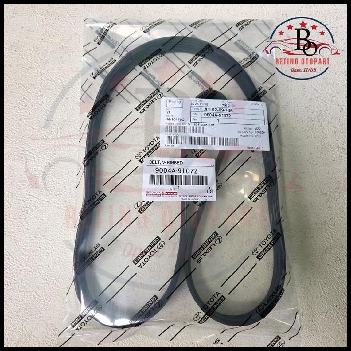 TERLARIS VAN BELT FAN BELT TALI KIPAS 6PK1162 6PK 1162 6PK-1162 AGYA 1200CC AYLA 1200CC CALYA 1200CC