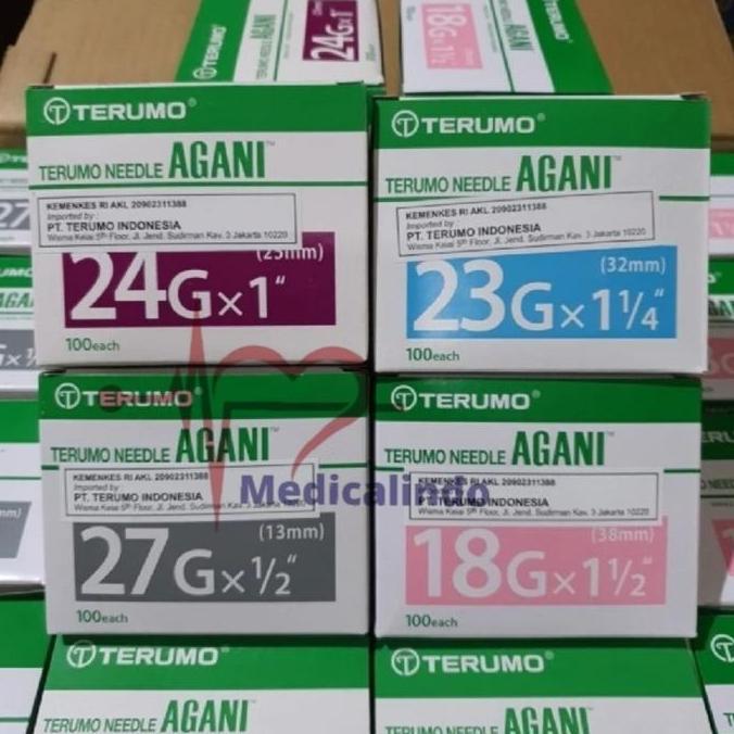 Needle Terumo Agani / Terumo Needle / Jarum Suntik / Needle Agani