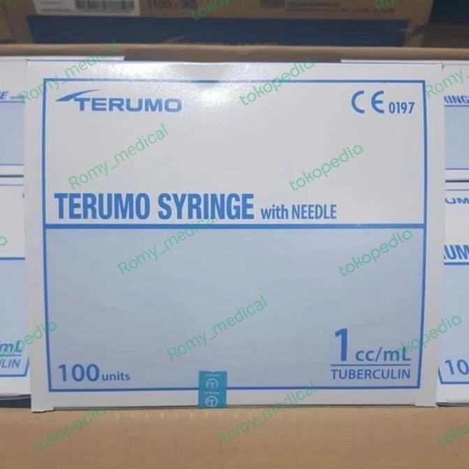 syringe 1 ml terumo/spuit 1 cc terumo