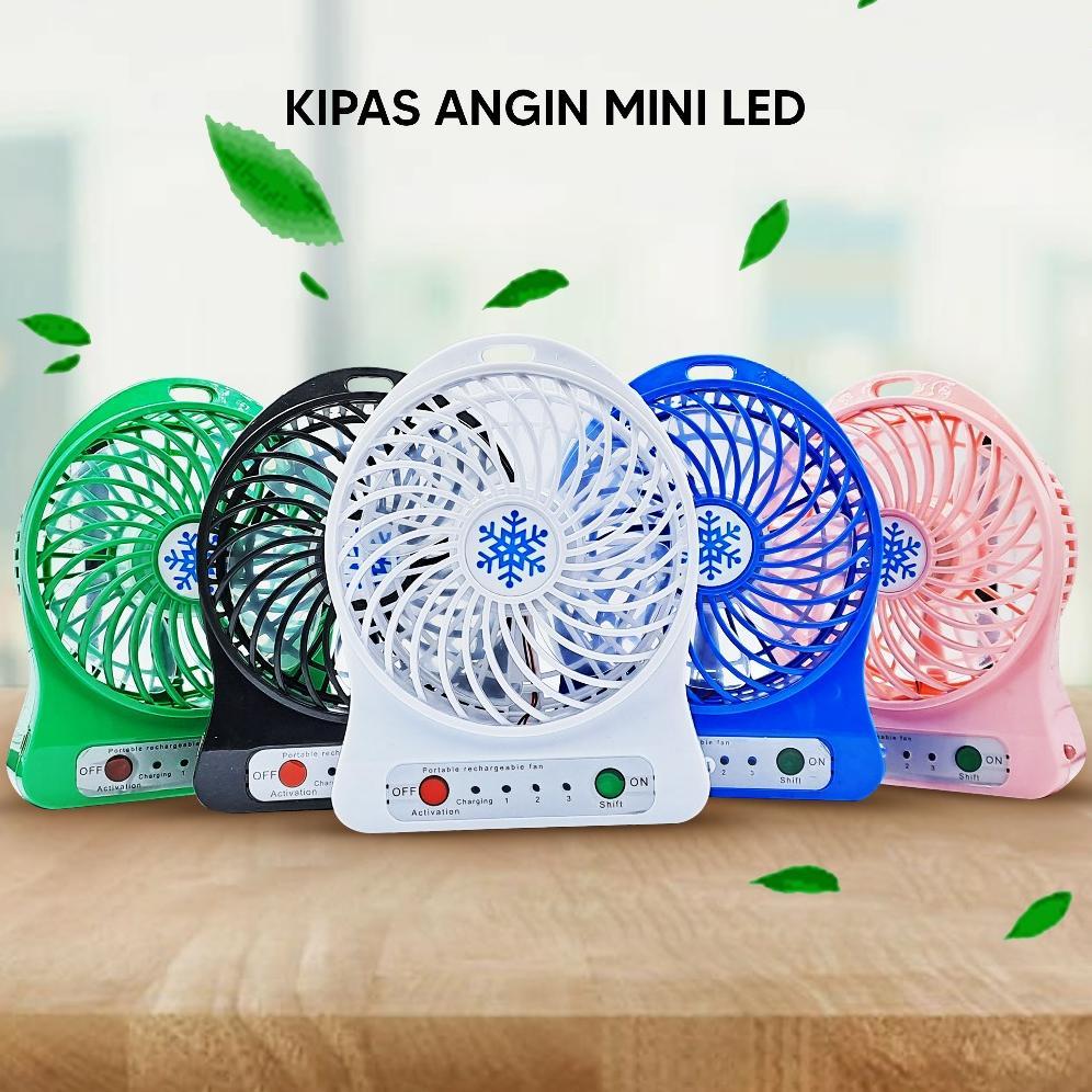 hot sale kipas angin bisa di cas / kipas angin mini led / kipas angin kecil