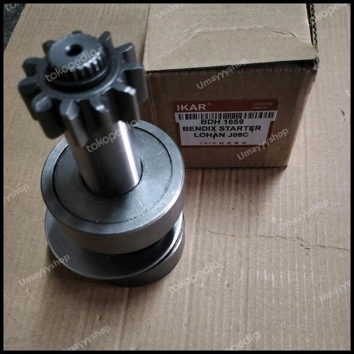 TERLARIS BENDIX BENDIK STARTER DINAMO STATER HINO DUTRO LOHAN JO8C 