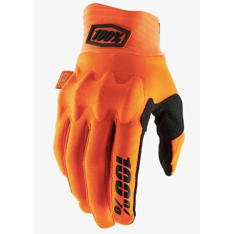 Glove 100% Cognito Fluo Orange Black / Gloves 100% ORIGINAL
