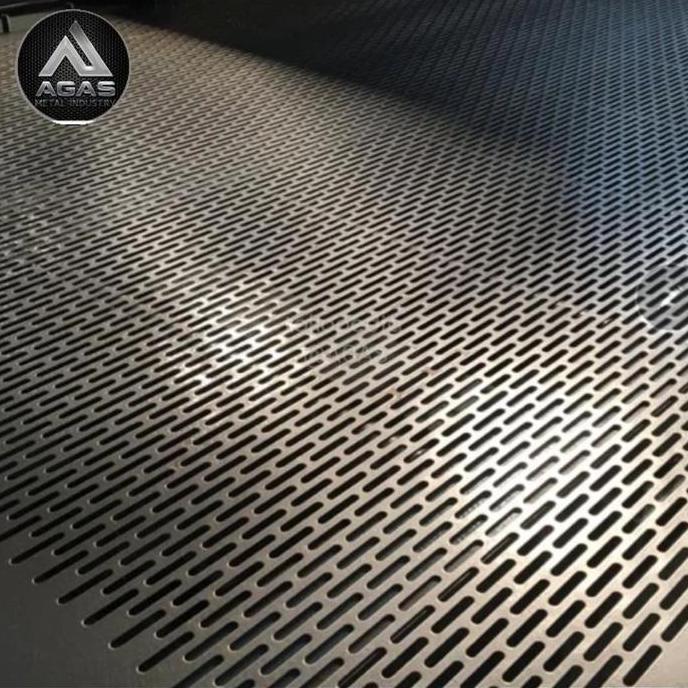 TERBARU - Plat Lubang Besi Perforated Kapsul 5x30mm