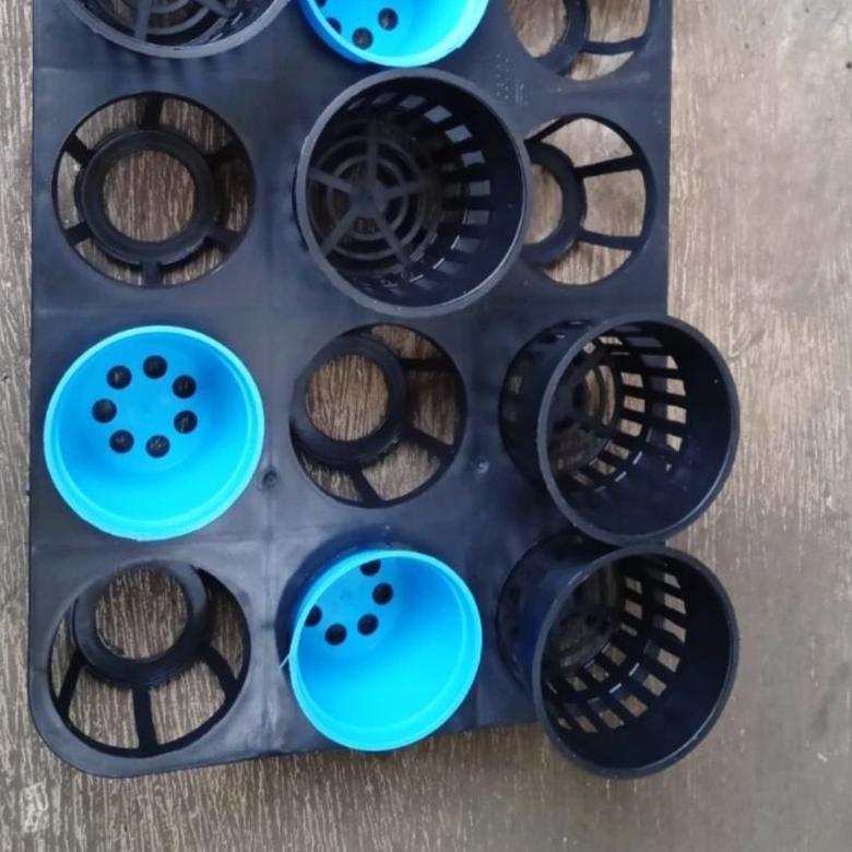 Promo Cod Tray Semai Bibit Anggrek, Tray Pot Semai Tanaman, Pot Bulat Bibit Benih Flexible ><