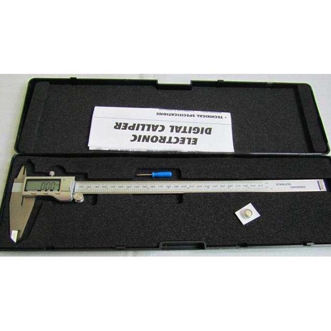 Digital Caliper 300mm 12" Inch Jangka Sorong Stainless Steel Vernier 30 30cm 300 mm Sigmat 12 CVCU05