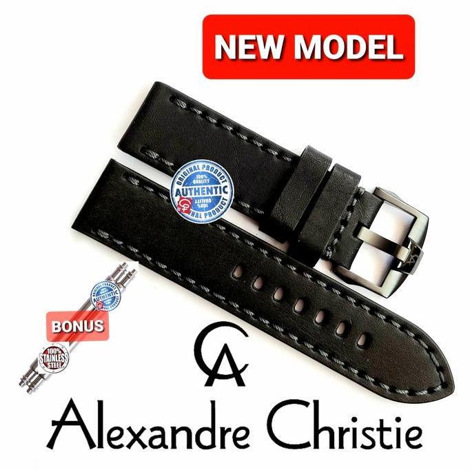TALI JAM TANGAN ALEXANDRE CHRISTIE AC3030 AC 3030 KULIT 26MM 20MM ORI