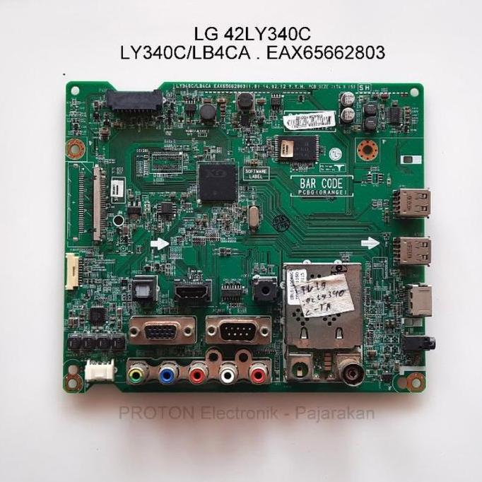 Mainboard LED TV LG 42LY340 42LY340C 42LY350C . Mesin PCB Matherboard EAX65662803 47LY340 55LY340C 6