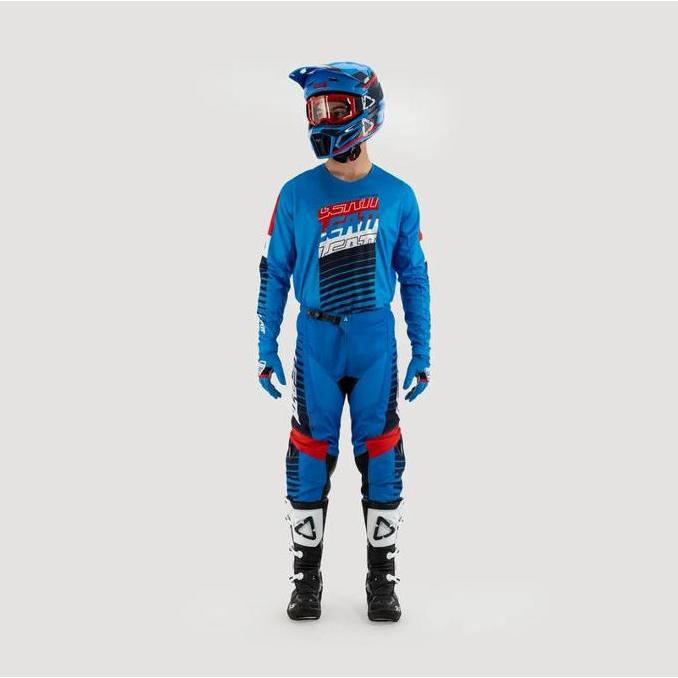 Ride Kit Leatt 3.5 Royal Blue 25 / Jersey Set Trabas MX GTX Leatt Original