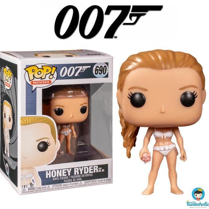 HOT SALE FUNKO POP MOVIES JAMES BOND 007 - HONEY RYDER FROM DR. NO #690 TERMURAH