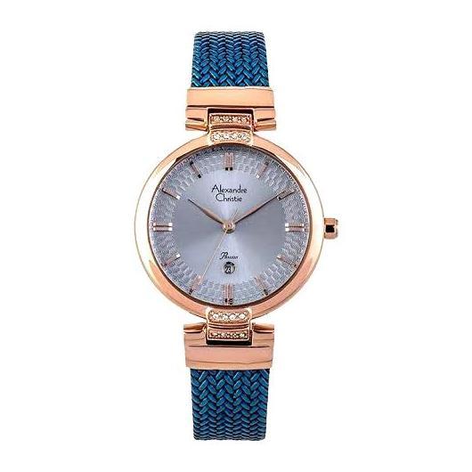 ALEXANDRE CHRISTIE AC2757 AC 2757 Blue Rose Jam WANITA ORIGINAL