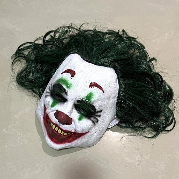 TOL-31 topeng latex karet full head badut joker halloween mask