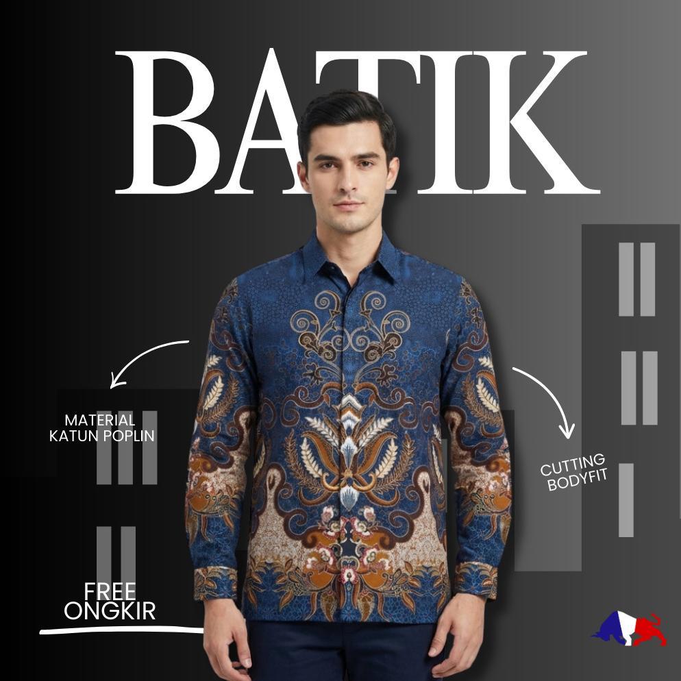 ORIGINAL RICARDO COLLECTION KEMEJA BATIK PRIA LENGAN PANJANG