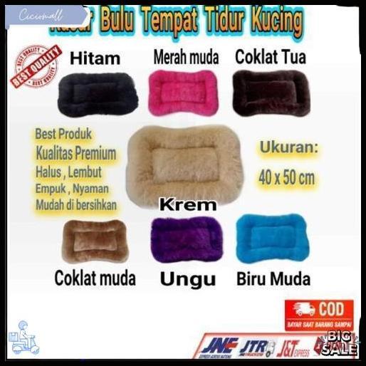 Tempat Tidur Kucing - Kasur Bulu - Kasur Kucing Paling Dicari