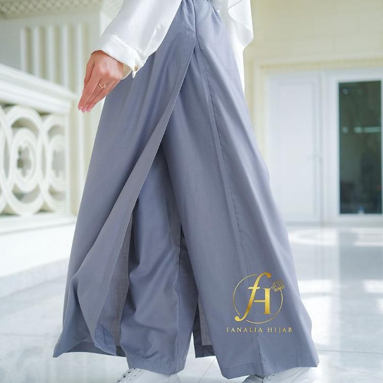 Rok Celana Muslim Wanita Bahan Toyobo Banyak Warna Size S M L Xl Xxl - Rok Celana Muslim Wanita Kerj